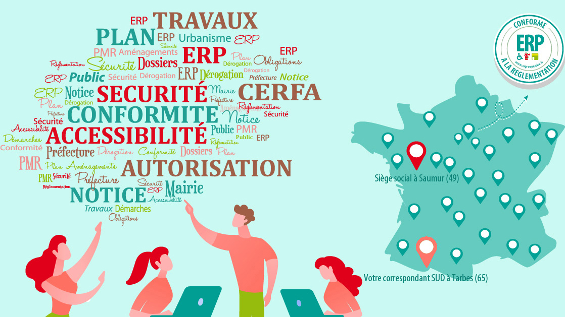 Règlementation ERP, accessibilité, sécurité incendie et enseigne